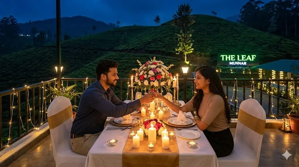 The Leaf Munnar Candle light dinner