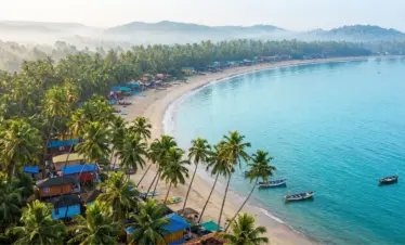 Tropical palolem beach