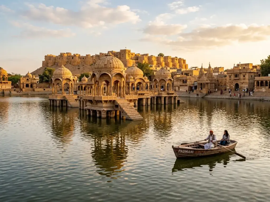 gadisar lake with Jjaisalmer
